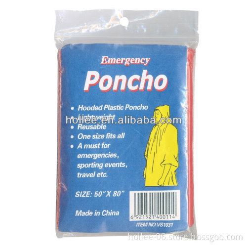 plastic poncho